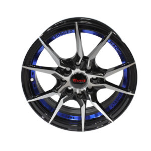Rines 14" de aluminio 4x100/108 Modelo 14G0185E (Juego de 4) - Aveo, Gol, Mazda 2, Rio, Verna, Yaris, Prius C, Fiesta, Figo, Ka | SC0019492