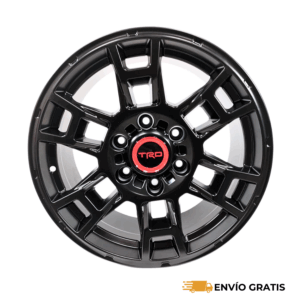 Rines 17" de aluminio 6x139.7 Modelo LP157 (Juego de 4) – R1 Sport acabado Negro Mate, ET20 CB106.1 | SC0019369