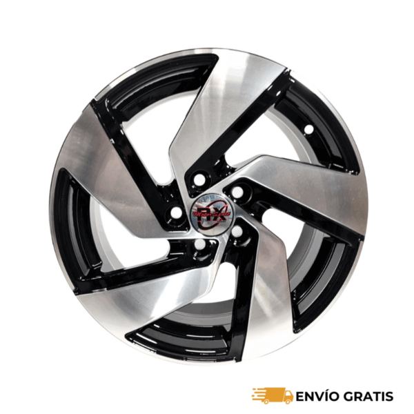Rines 17" de aluminio 5x114 Modelo GTN (Juego de 4) / Prius, Rav4, Mazda 3, Honda Civic, Kicks, Altima | SC0019466