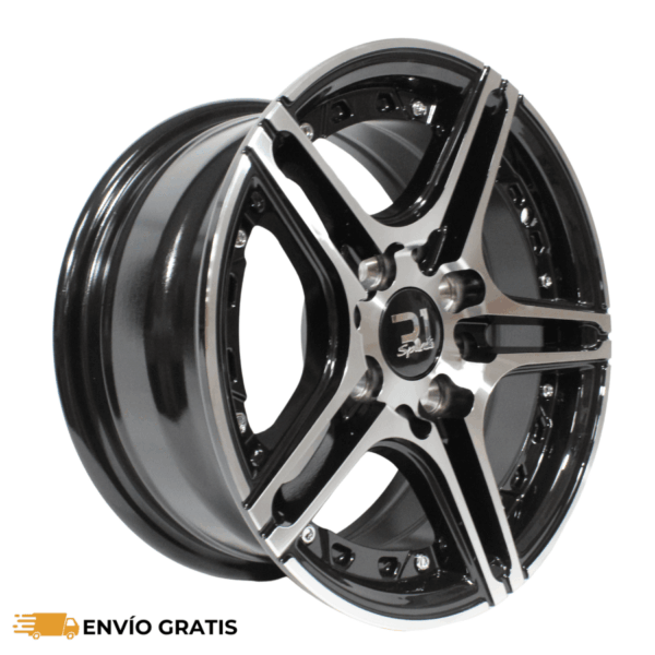 Rines 13" de aluminio 4x100/114.3 Modelo 3040 (Juego de 4) – R1 Sport / Tsuru, Chevy, March, Fiesta, Pointer, Sentra | SC0019469 - Imagen 3