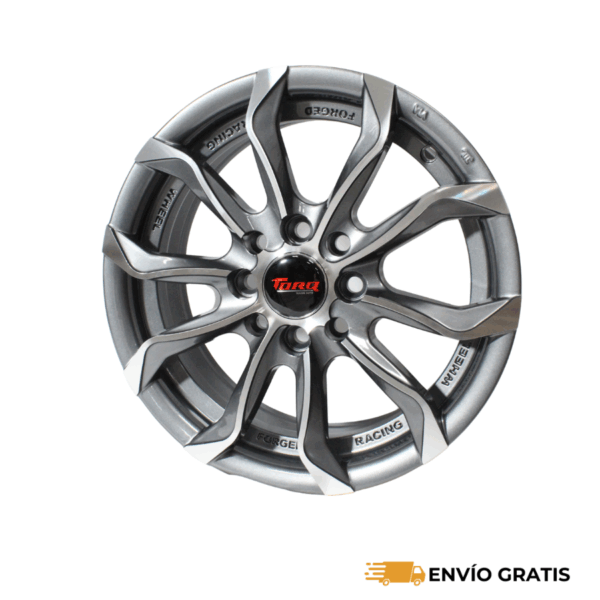 Rines 14" de aluminio 4x100/108 Modelo 14G0190B (Juego de 4) – Aveo, Gol, Mazda 2, Rio, Verna, Yaris, Fiesta, Figo, Ka | SC0019486 - Imagen 4