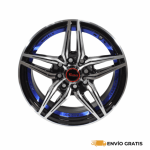 Rines 14" de aluminio 4x100/114 Modelo 14G5385C (Juego de 4) – Aveo, Gol, March, Tsuru, Mirage, Jetta, Bora, Golf | SC0019488