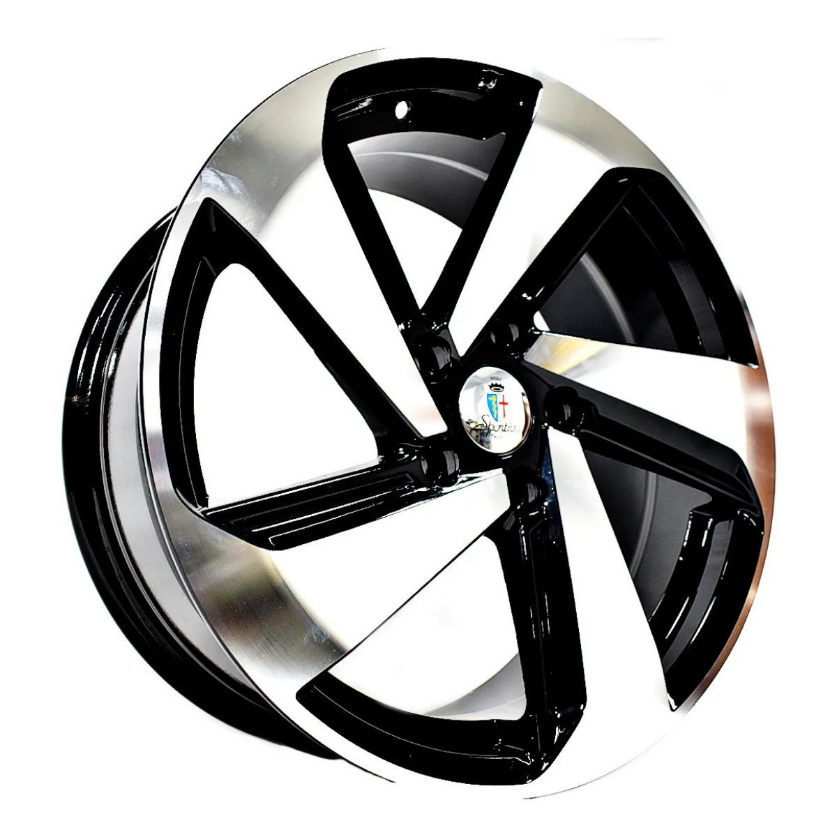 Rines 17" de aluminio 5x113 Modelo GTS Black Diam (Juego de 4) – Civic, Jetta, Mazda 3, Sentra, CR-V | SC0019222 - Imagen 2