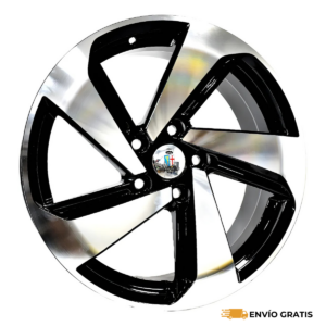 Rines 17" de aluminio 5x113 Modelo GTS Black Diam (Juego de 4) – Civic, Jetta, Mazda 3, Sentra, CR-V | SC0019222