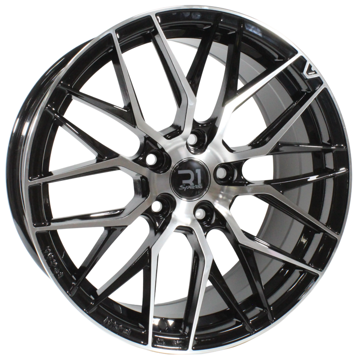 Rines 17″ de aluminio 5×114.3 Modelo DX088 Black Machine Face (Juego de 4) – Civic, Mazda 3, Sentra, Corolla, CR-V | SC0019602 - Imagen 4