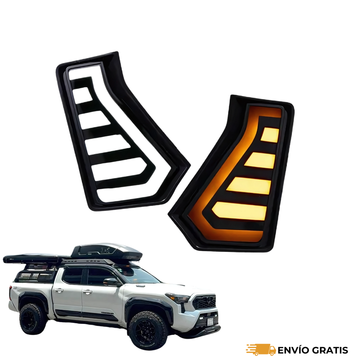 DRL Plus con Direccional para Toyota Tacoma 2024+ Blanco/Ámbar | SC0019605