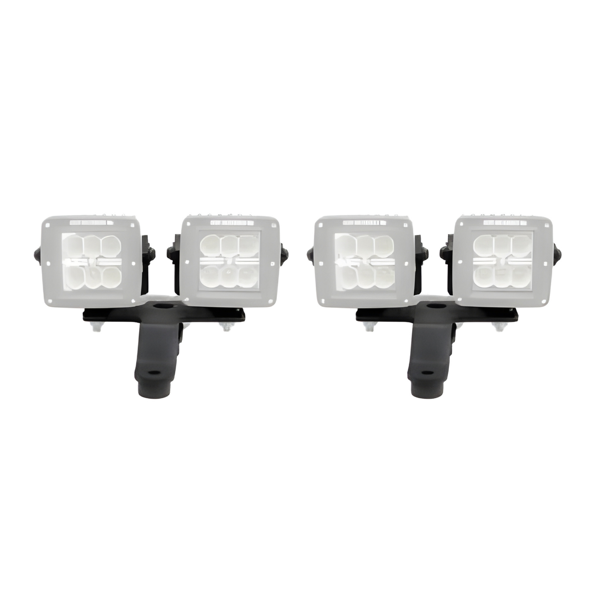 Base de Cofre Delantero para 2 Luces de 3” Jeep Wrangler JL / Gladiator | 730230T | SC0019728 - Imagen 2