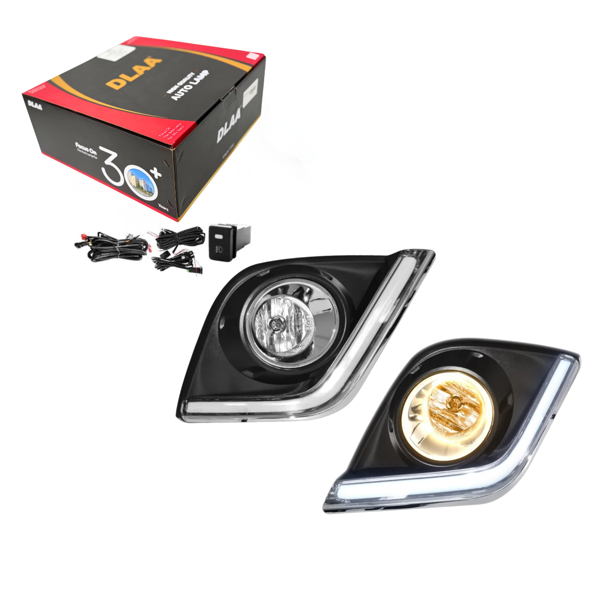 Faros auxiliares para Hilux 2016-2025 Halógeno con Bisel DRL | SC0019729 - Imagen 3