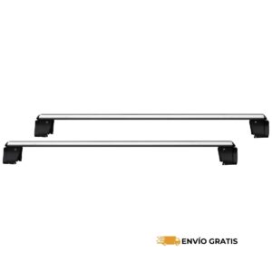 Barras de Toldo Porta Equipaje Transversales Universales 130 cm Color Plata | SC0019740