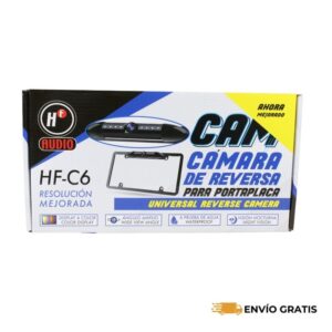 Cámara de reversa integrada a porta placas HF-C6 / SC0014797