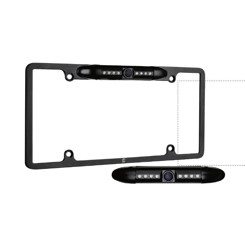 Cámara de reversa integrada a porta placas HF-C6 / SC0014797 - Imagen 2