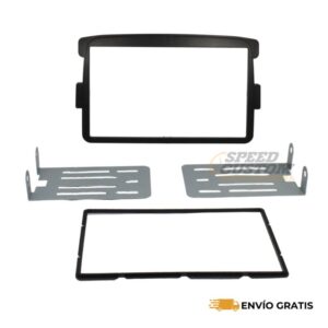 Frente Base Autoestéreo Doble DIN Compatible con Renault Logan Modelos 2015-2017 HF-0283DD SC0015074