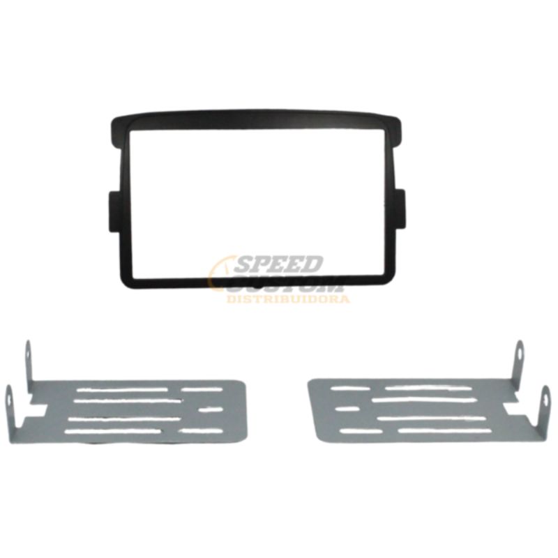 Frente Base Autoestéreo Doble DIN Compatible con Renault Logan Modelos 2015-2017 HF-0283DD SC0015074 - Imagen 2