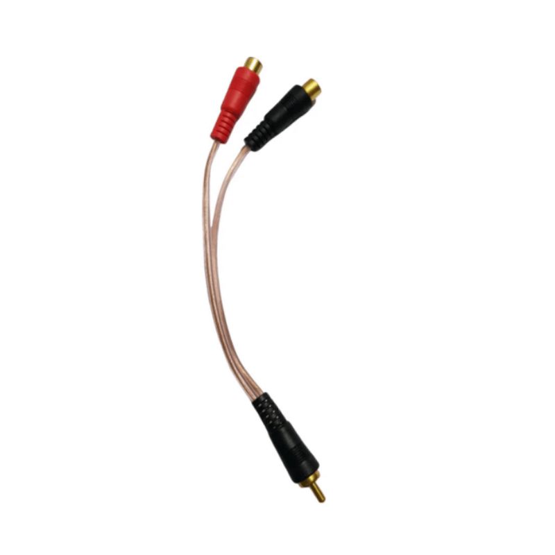 SP-RC2F Par de Cables RCA 22 CM de Largo 1 Macho a 2 Hembras Speed. 10 pz - SC0017919 - Imagen 2