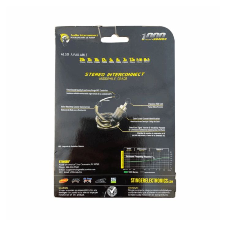 Cable Audio Rca A Rca Stinger Si1217 5.2 M. 2Ch 1000 Serie. - SC0018164 - Imagen 3