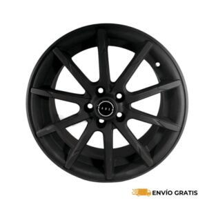 Juego de 4 rines deportivos de aluminio Modelo Milan 16x7.0 5x113 Color Negro Mate. Compatible para: Jetta, Bora, Golf, Chr, Mazda 3, Rav4. / SC0018426