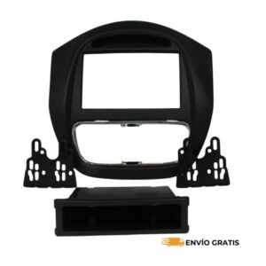 Frente Base para Estéreo Doble DIN Chevrolet Beat 2017 2019 Color Negro HF-0466DD B SC0018502