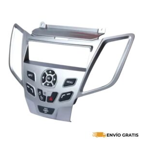 Base Frente Ford Fiesta Un DIN 2011-2014 Color Plata HF-0594S SC0018507