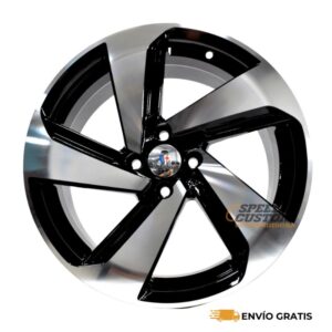 Rines de Aluminio Deportivos Modelo GTS 15X6.5 4-100 Compatible con Yaris, Aveo, Spark, March SC0018610