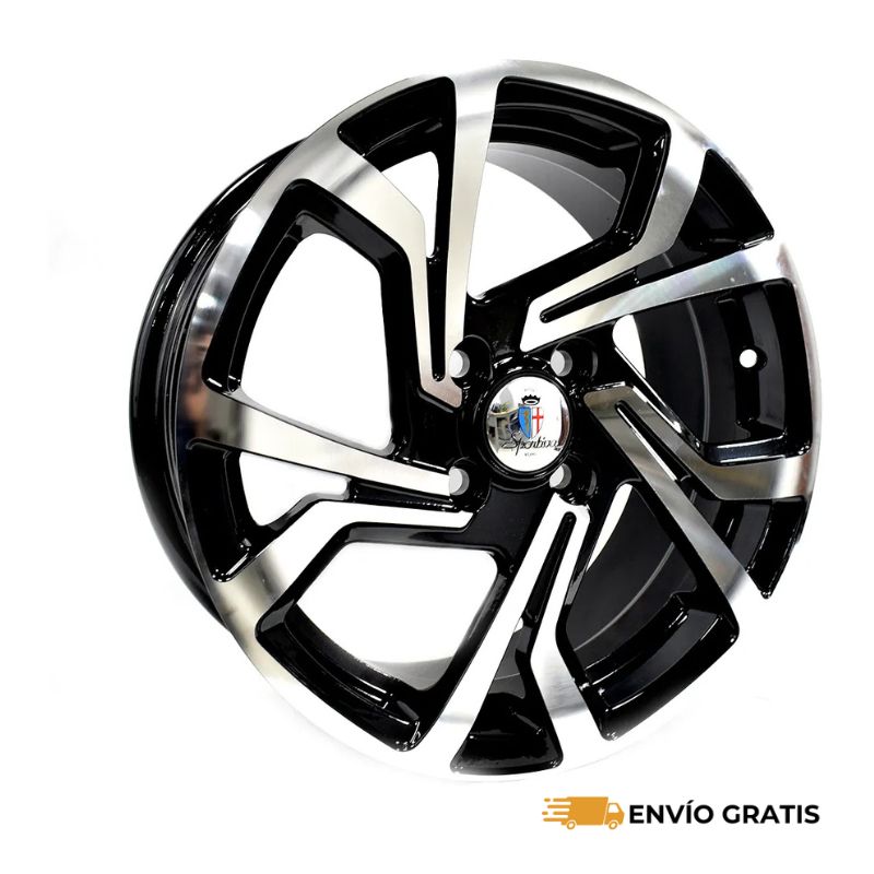 Rines 15" Deportivos 4/100 Vw Yaris Aveo March,rio,mazda Jgo de 4 - SC0018675