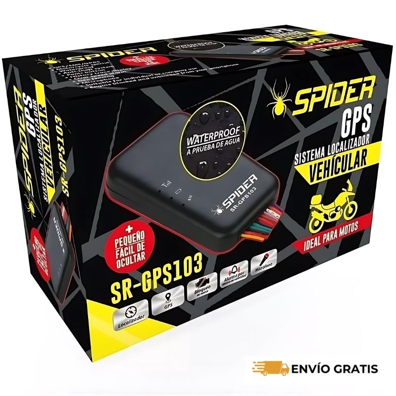 Localizador GPS Tracker para Moto y Automóvil Modelo SR-GPS103 | SC0018685