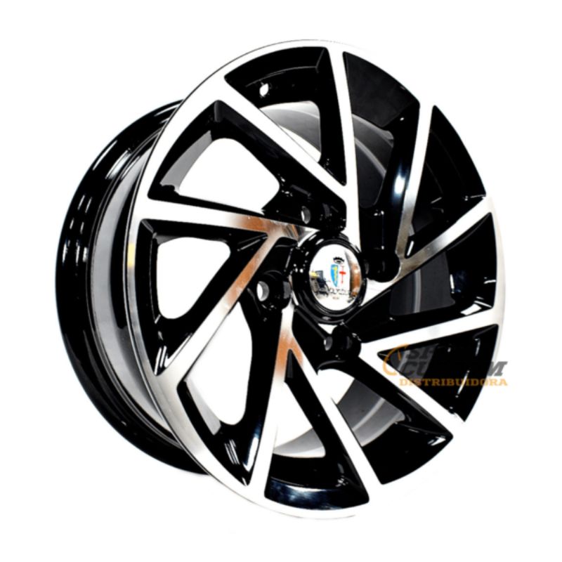 Rines de Aluminio Deportivos Modelo C32 15X6.5 4-100 Compatible con Gol, Aveo, Versa, Spark, Beat, Derby, March SC0018686 - Imagen 2