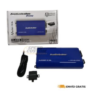 Amplificador Clase D Audiobahn Compact 1CH Murder-1D 2400W Azul MURDER1DBL SC0018703