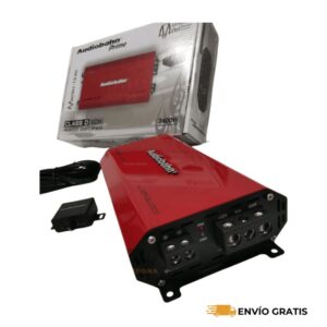 Amplificador Clase D Audiobahn Compact 1CH Murder-1D 2400W Rojo MURDER1DRD SC0018704