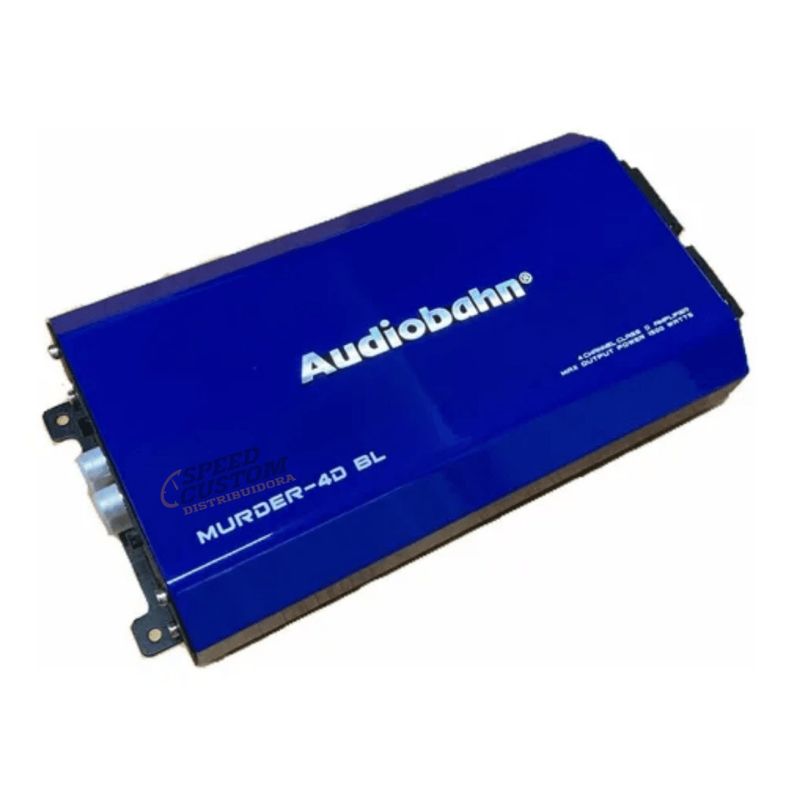 Amplificador Clase D Audiobahn Compacto 4CH Murder-4D 1500W Azul MURDER4DBL SC0018706 - Imagen 2