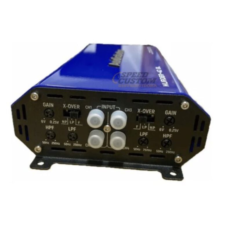 Amplificador Clase D Audiobahn Compacto 4CH Murder-4D 1500W Azul MURDER4DBL SC0018706 - Imagen 3