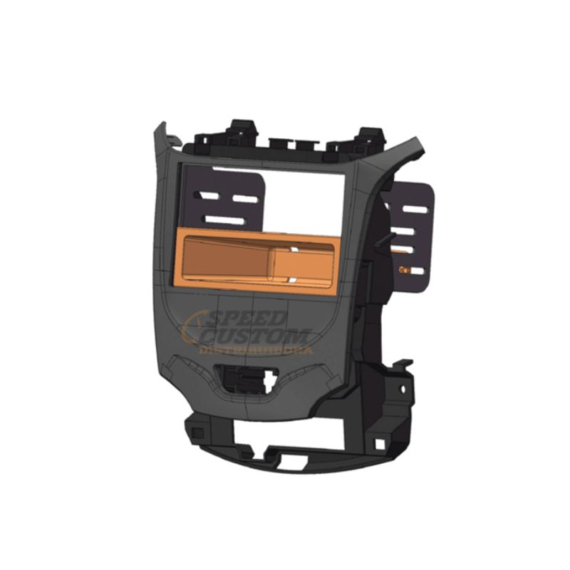 Frente Base Para Autoestereo Chevrolet Trax Modelo 2017-2020 Doble DIN HF-0491DD SC0018717 - Imagen 3
