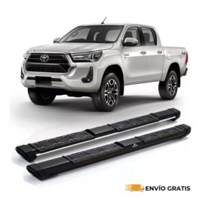 Estribos Negros Keko para Hilux 2016–2021 | SC0018728