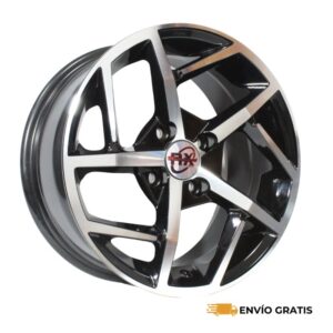 Rines 15" de aluminio 4×100 Modelo GTX (Juego de 4) - Aveo, Gol, Mazda 2, Rio, Verna, Yaris, Prius C | SC0018778