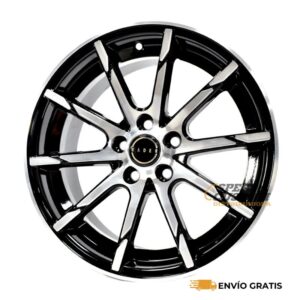 Rines de Aluminio Deportivos Modelo Milan 16X7.0 5X113 Compatible con Jetta, Beetle, Golf, Seat León, Honda, Mazda, Kia SC0018837