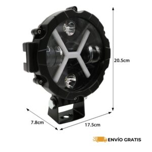 Faro Redondo LED Lupa 7″ Luz Blanca Universal | SC0018889