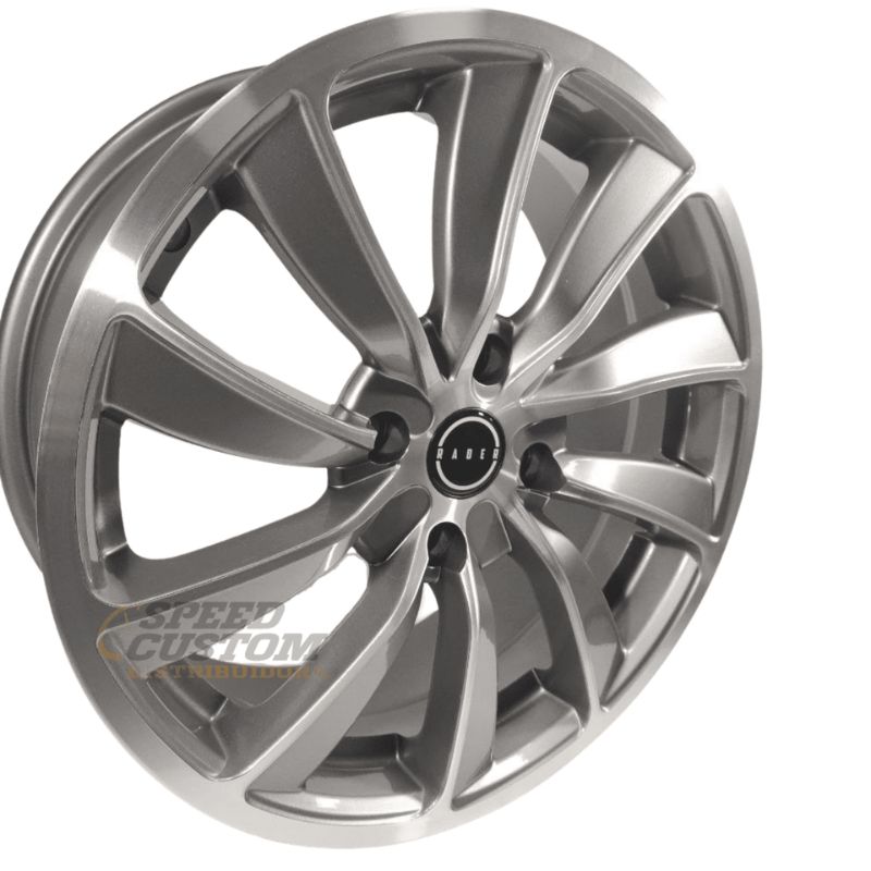Rines de Aluminio Deportivos Modelo Airvent 17X7.0 4X114 Gris Maquinado Compatible con Toyota Avanza Nissan Sentra SC0018892 - Imagen 2