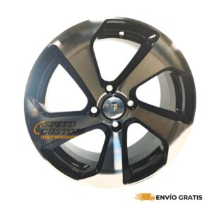 Rines Deportivos de Aluminio Modelo GTR 15 4x100 Compatibles con Yaris, March, Aveo, Spark, Rio, Gol, Onix SC0019025