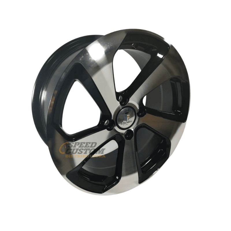 Rines Deportivos de Aluminio Modelo GTR 15 4x100 Compatibles con Yaris, March, Aveo, Spark, Rio, Gol, Onix SC0019025 - Imagen 2