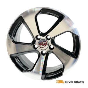 Rines Deportivos de Aluminio Modelo GTR 15X6.5 5x100 Compatibles para Ibiza, Corolla, Polo, Avanza SC0019026