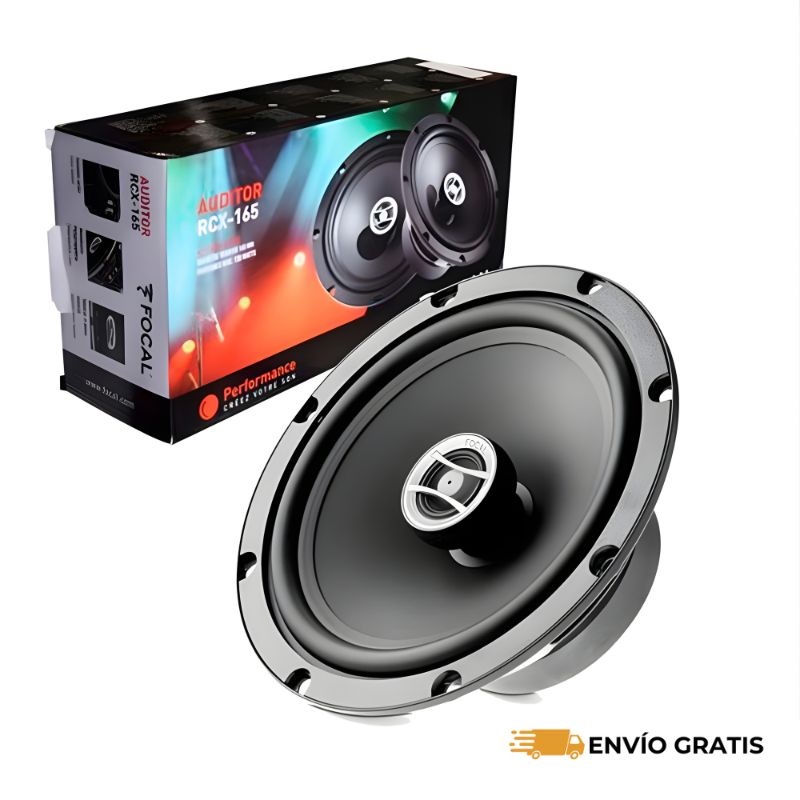 Bocinas Auditor 6.5 Focal Rcx-165psi 2vías 60w Rms 120w Max