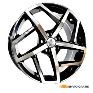 Rines de Aluminio Deportivos Modelo GTX 17X7.5 5-114 VW Compatible con Forte, Sportage, RAV4, CRV, Nuevo Prius, SC0019076