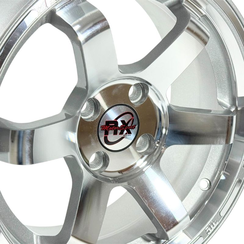 Rines de Aluminio 15 Deportivos 4/100 Modelo Ravseng Silver compatibles con Vw,beat,yaris,aveo,spark,chevy,rio - Imagen 3