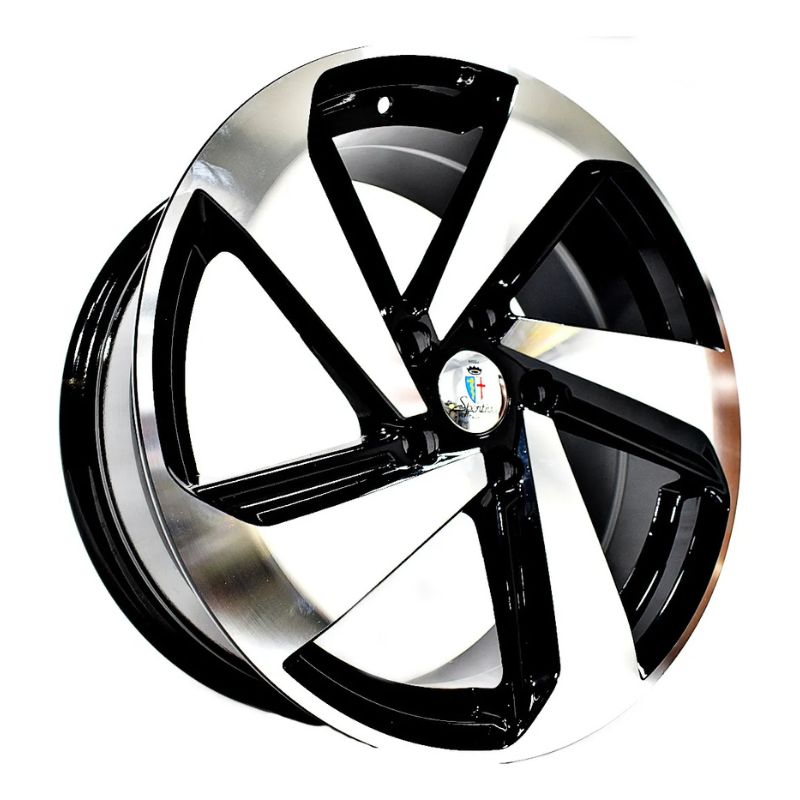 Rines 17" de aluminio 5x113 Modelo GTS Black Diam (Juego de 4) Civic, Jetta, Mazda 3, Sentra, CR-V | SC0019222 - Imagen 2