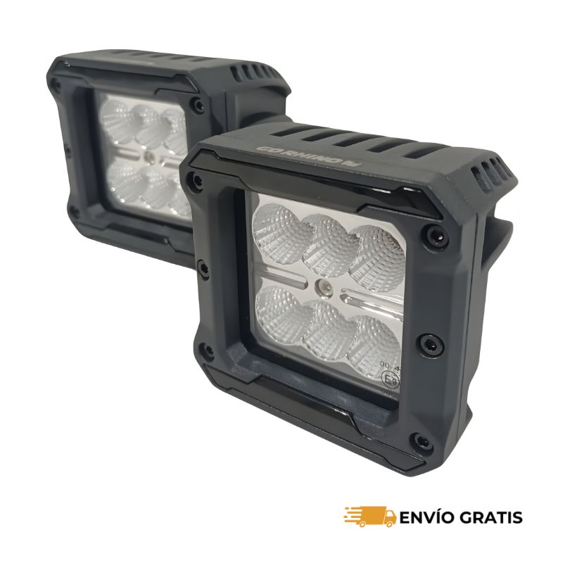 Faros Cuadrados 3? Go Rhino 4×4 Off-Road Universal | 751803023FCS | SC0019245