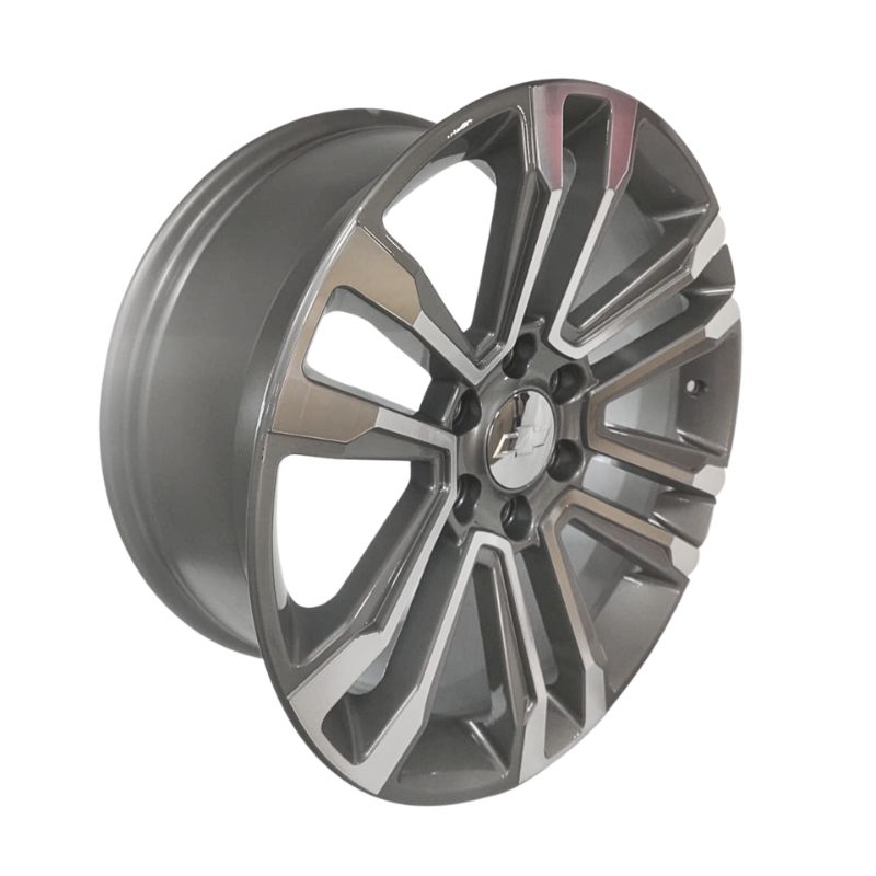 Rines de Aluminio Modelo 2226 20X8.5 6-139.7 Color Gun Metal, Juego de 4 Rines Compatible con GM Sierra, Silverado, Cheyenne SC0019258 - Imagen 3