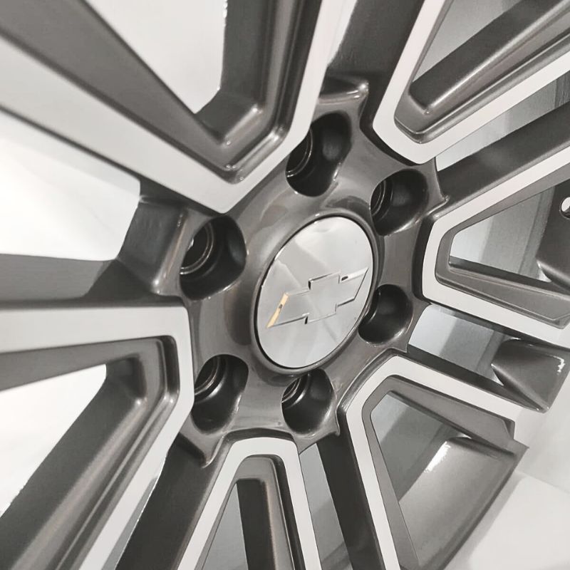 Rines de Aluminio Modelo 2226 20X8.5 6-139.7 Color Gun Metal, Juego de 4 Rines Compatible con GM Sierra, Silverado, Cheyenne SC0019258 - Imagen 4