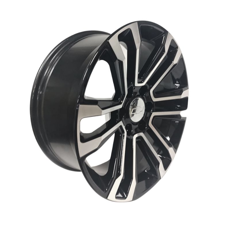 Rines de Aluminio Modelo 2226 20X8.5 6-139.7 Color Negro Diamantado, Juego de 4 Rines Compatible con GM Sierra, Silverado, Cheyenne SC0019259 - Imagen 2
