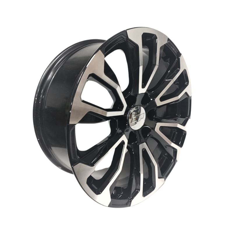 Rines de Aluminio Modelo Beretta 20X8.5 6-139.7 Color Negro Diamantado, Juego de 4 Rines Compatible con GM Sierra, Silverado, Cheyenne SC0019260 - Imagen 3