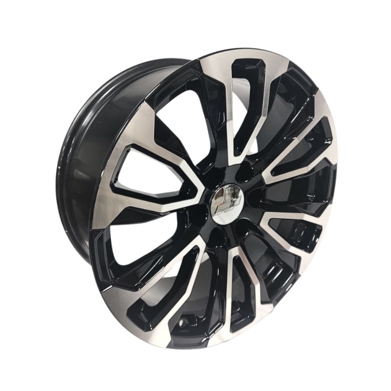 Rines de Aluminio Modelo Beretta 20X8.5 6-139.7 Color Negro Diamantado, Juego de 4 Rines Compatible con GM Sierra, Silverado, Cheyenne SC0019260 - Imagen 4