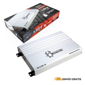 Amplificador Clase D 1 Canal Open Show 5,000W PMPO Modelo SR-5100.1D | SC0019293